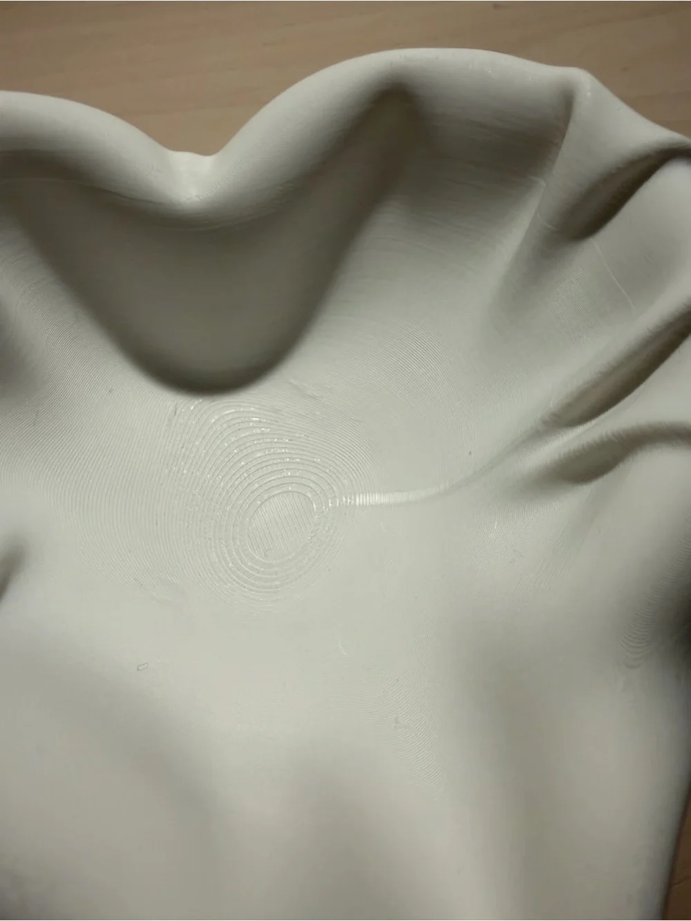 Matte Cream Heart-Shaped Decorative Bowl